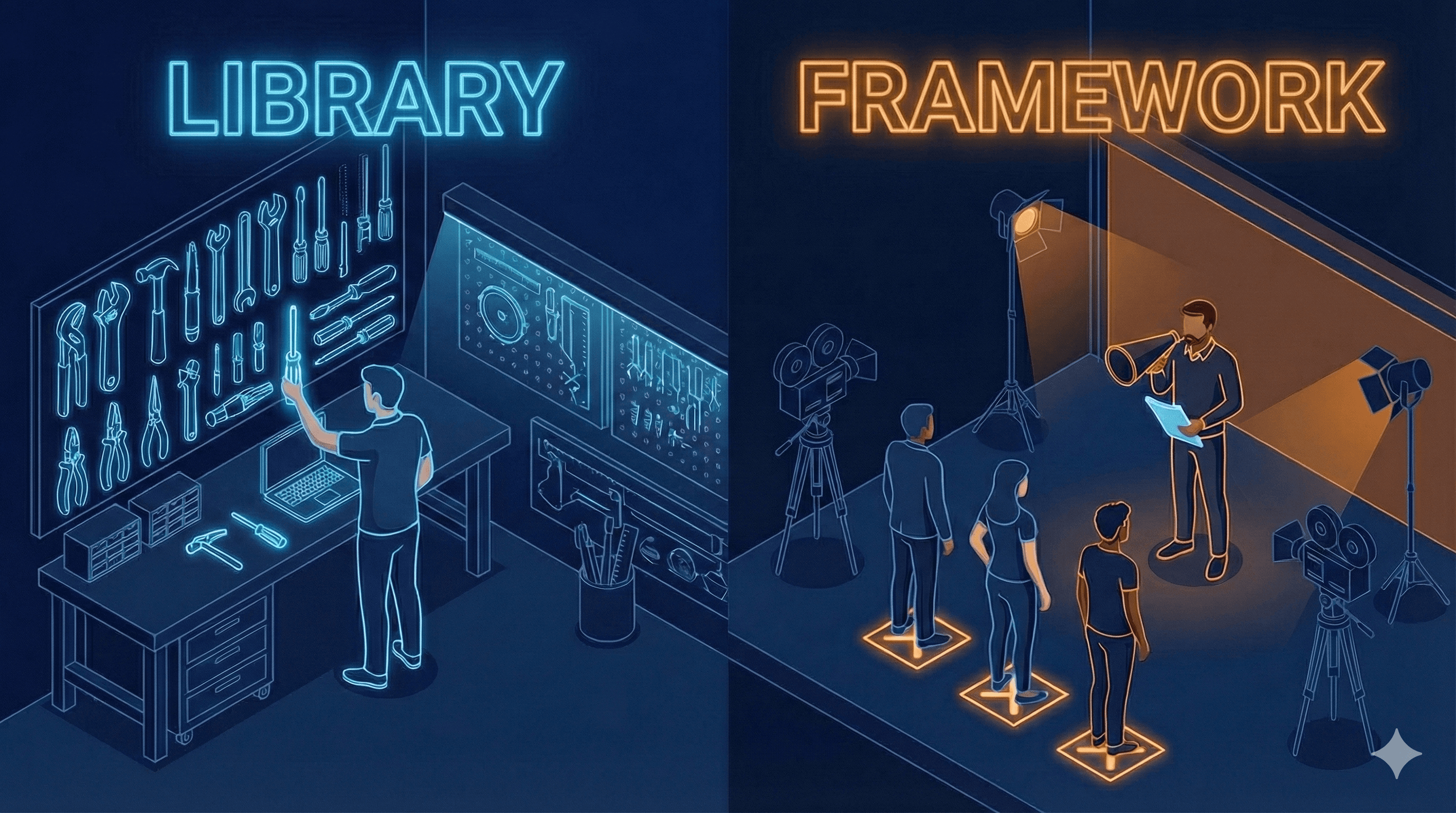 Application Development Tools: The Library vs. Framework Decision Matrix