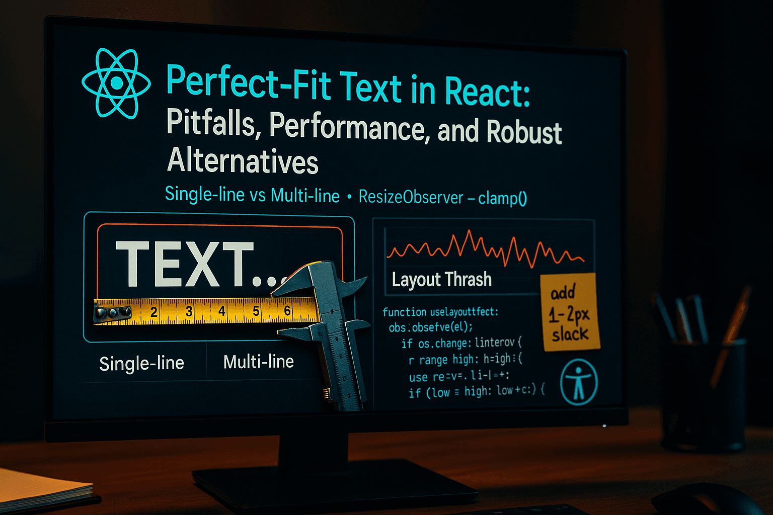 Perfect-Fit Text in React: Pitfalls, Performance, and Robust Alternatives